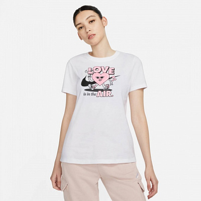 Футболка Nike W NSW TEE SS VDAY DN5878-100 р.S білий