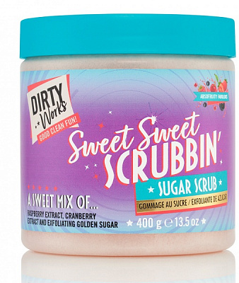 Скраб для тела сахарный Dirty Works Sweet Sweet Scrubbin' Fruity 400 г