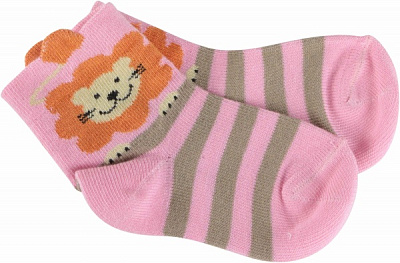 Носки детские для девочек Duna 5В 400 р.10–12 розовый 