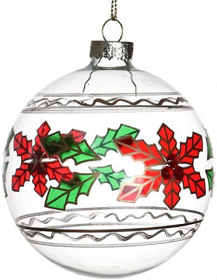 Шар стеклянный d80 JF152670R-8 прозрачный