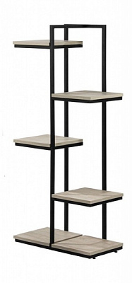 Подставка для цветов Водопад 63х32,5x134 см черный 