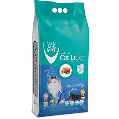 Наповнювач бентонітовий VanCat Марсельське мило 5 кг