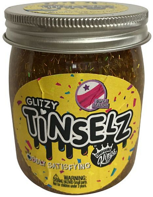 Ароматний слиз-лизун Compound Kings Slime Glitzy Tinselz Ананас 300189-1