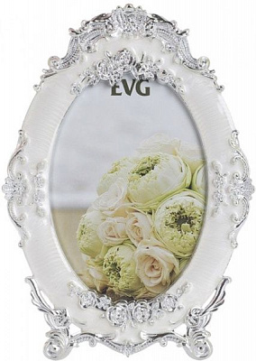 Рамка для фото EVG Shine AS21 13х18 см белый с серебристым 