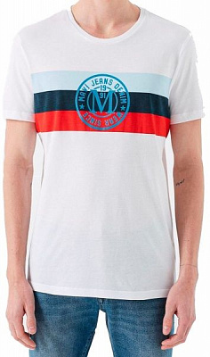 Футболка Mavi LOGO TEE WITH STRIPE PRINT 065929-620 S