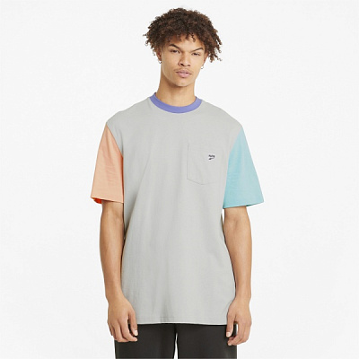 Футболка Puma Downtown Pocket Tee 59977709 р.L сірий