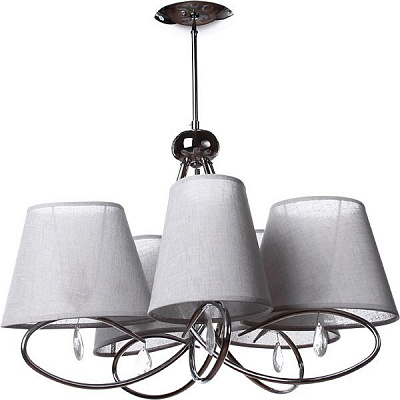 Люстра підвісна ALFA SIENA 5xE14 шоколадний