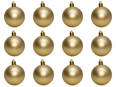 Набор елочных шаров 892142 d 60 мм 12 шт./уп.