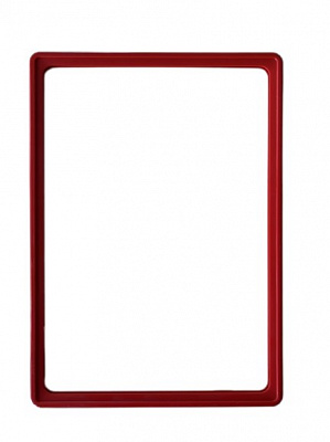 Рамка формата А4 пластиковая красная 3 шт. 
