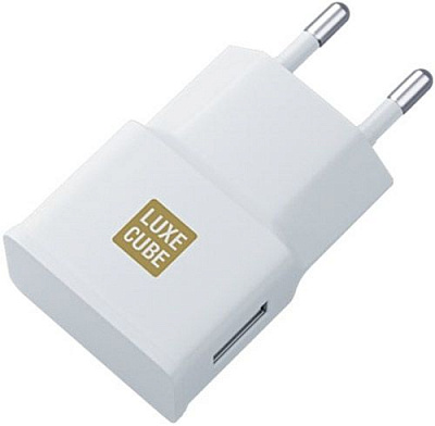 Сетевое зарядное устройство Luxe Cube 2.1А белый
