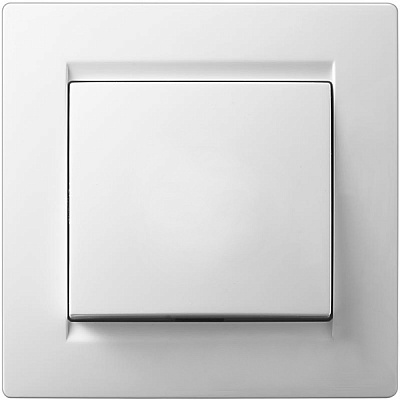 Выключатель одноклавишный Underprice One без подсветки 220В белый 706-0202-100