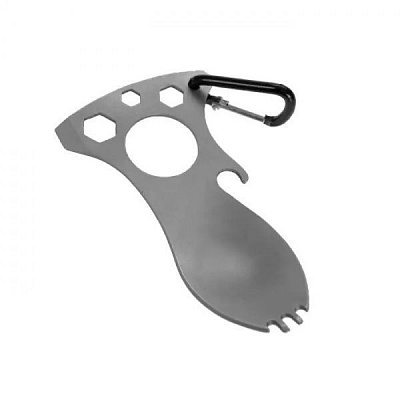 Ложка Summit МУЛЬТИТУЛ З КАРАБІНОМ 8-IN-1 MULTI FUNCTION DINING TOOL