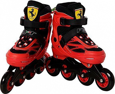 Роликовые коньки Ferrari FS 4-RED р. 36-39 красный