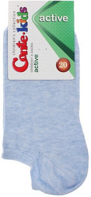 Шкарпетки дитячі Conte-Kids ACTIVE 000 17С-63СП р.20 світло-блакитний