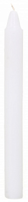 Свічка 17 см біла 171720