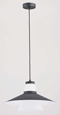 Люстра ALFA 1x60 Вт E14 чорний Marvel