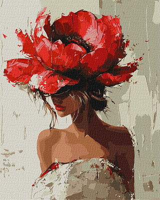 Картина по номерам Нежный бутон ©victoria_art___ Ideyka