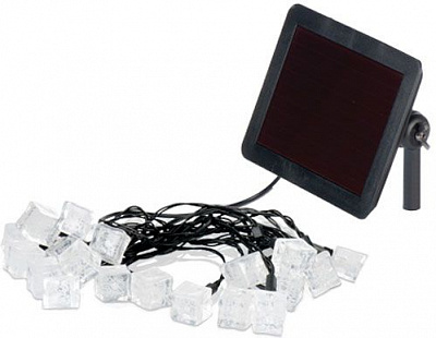 LED-гірлянда на сонячній батареї Wolta Cubes IP44 прозорий