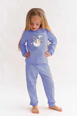 Піжама для дівчаток KOSTA р.158-164 фіолетовий 2151-9