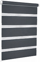 Ролета день-ночь Impulso P+R DAY&NIGHT GRIN 38-11614 38x150 см антрацитовая 