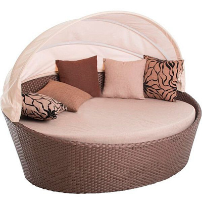 Софа з навісом Гавана коричнева