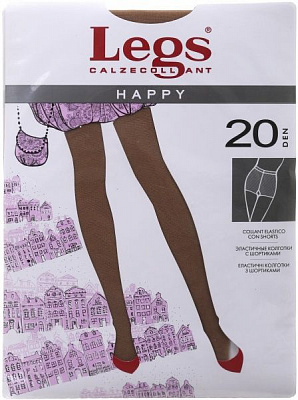 Колготки жіночі Legs 101 HAPPY 20 den amber р. 5 бурштиновий