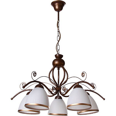 Люстра Lamkur Retro II LM 5.51 чорно-мідна