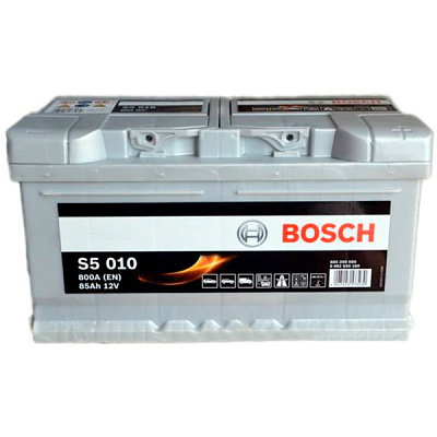 Аккумулятор автомобильный Bosch S5 85А 12 B «+» справа