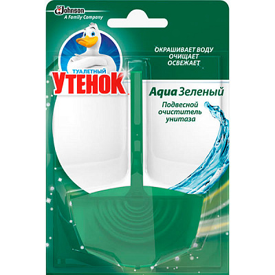 Туалетний блок Туалетный утенок AQUA зелений 4 в 1 654653