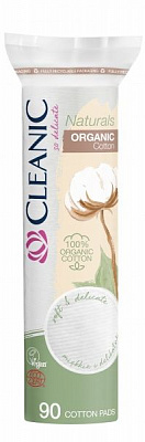 Ватні диски Cleanic Naturals Organic Cotton 90 шт. (м'яка)