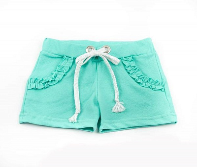 Шорты для девочек Luna Kids р.104 бирюзовый 
