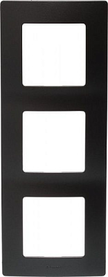 Рамка тримісна Legrand Etika універсальна антрацит 672583