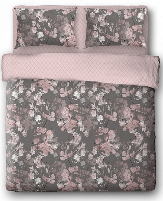 Комплект постельного белья Mazzard семейный коричневый Ibodo 