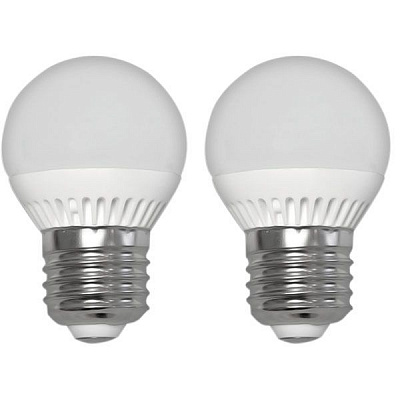 Лампа LED Estares GL4.5 E27 4.5 Вт 4200K холодне світло 2 шт