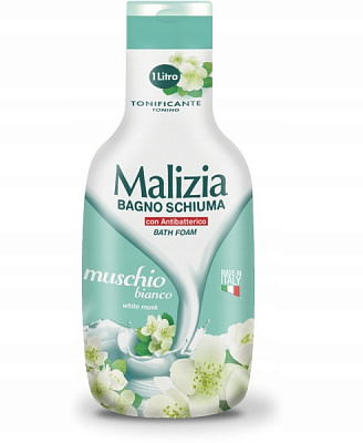 Крем-гель для душу Malizia Білий Мускус 1000 мл