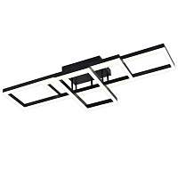 Люстра світлодіодна Victoria Lighting з пультом 130 Вт чорний Walker/PL3 black