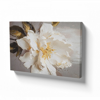 Картина на холсте Белый цветок 80x110 см WS Holst 21804202312 