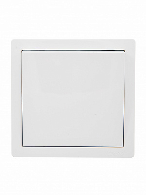 Выключатель одноклавишный Lezard LETO без подсветки белый 752-0200-100