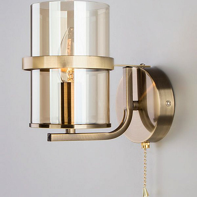 Бра Strotskis Coppa 60085 1x60 Вт E14 античная бронза 