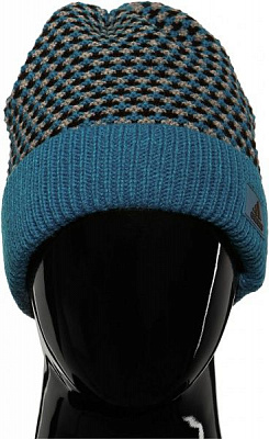 Шапка Adidas Climaheat Striped Knit Beanie AY4914 OSFM синий