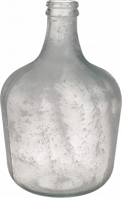 Ваза стеклянная белый античный Garrafa 42 см San Miguel