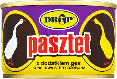 Паштет ТМ Drop с гусиным мясом 160 г (5900384001387) 