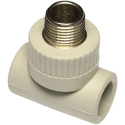 Трійник комбінований зовнішня Wavin Ekoplastik ППР 20х3/4