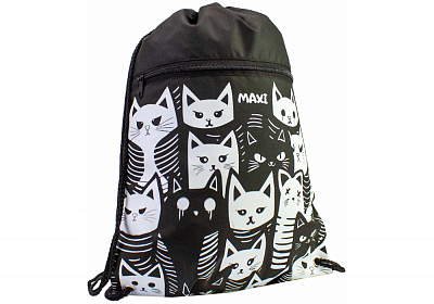 Сумка для взуття Maxi з кишенею на блискавці Cats 43x33 см MX85776