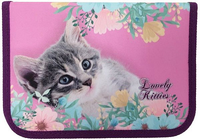 Пенал Lovely Kitties 210/70D PL 20201 CLASS розовый