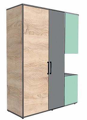 Шкаф-тумба МФ МОДЕРН Элемент Филла 1400х530х1860 дуб сонома/антрацит 