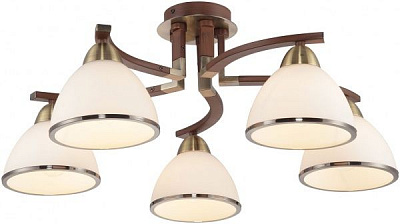 Люстра стельова Altalusse 5xE14 антична бронза INL-9287C-05