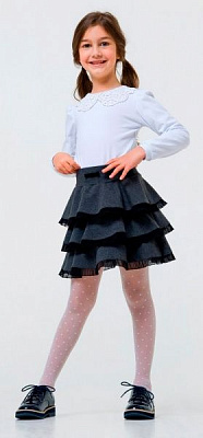 Спідниця Smil 120269 р.128 темно-сірий меланж