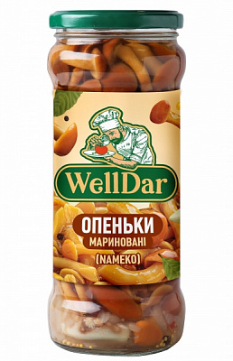 Грибы маринованные WellDar Опята 580 г