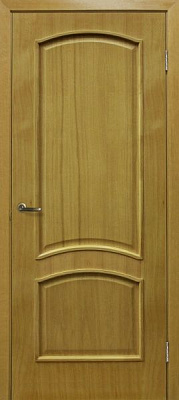 Дверное полотно ОМиС Капри ПГ 600 мм дуб натуральный тонированный
